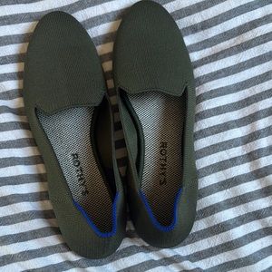Rothy's Green Slip-On Shoes